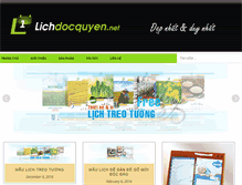 Tablet Screenshot of lichdocquyen.net